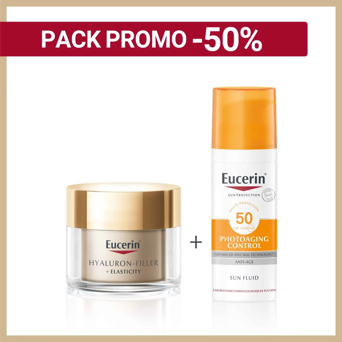 EUCERIN PACK HYALURON FILLER+ELASTICITYNUIT+ECRAN ANTI AGE