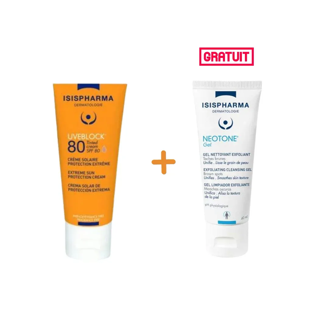 ISIS PROMO UVBLOCK 80 TENTE AVEC GEL NEOTONE