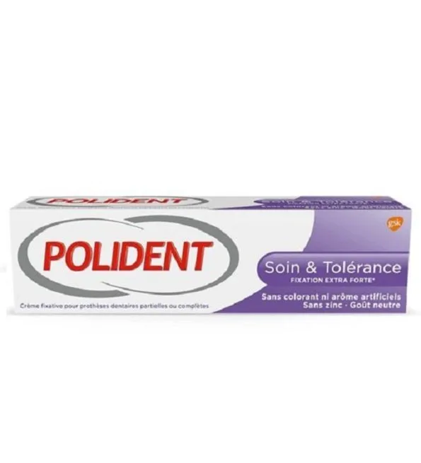 POLIDENT SOIN ET TO0LERANCE