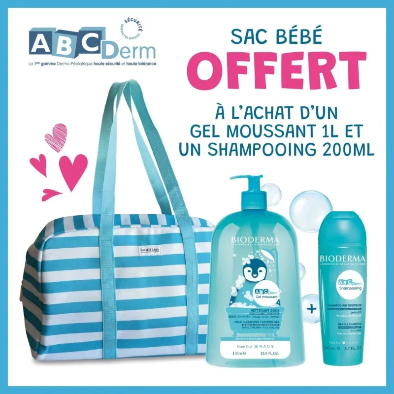 BIODERMA ABC DERM GEL MOUSSANT 1L+ SHAMPO