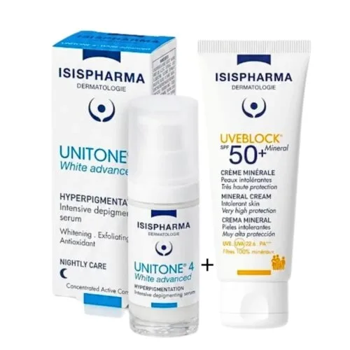 ISIS PACK UNITONE 4 WHITE ADVANCED +UVEB MINERAL TENT 40ML